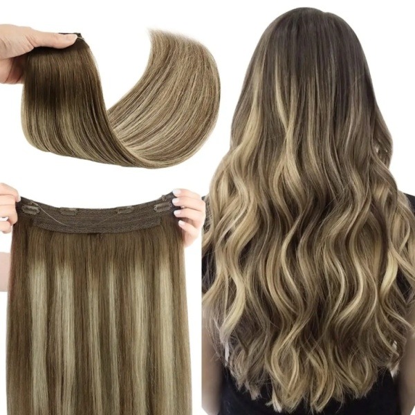 imgi_131_Doppelgezogenes-Fischdraht-Haar-Remy-Echt-Mensch-Halo-Haar-Extensions