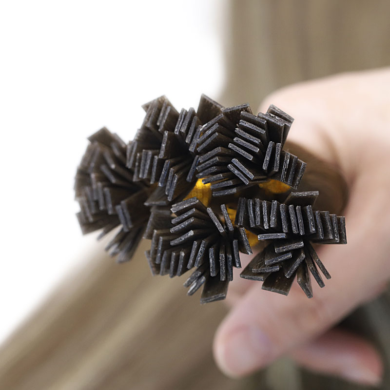 Flat tip hair extension