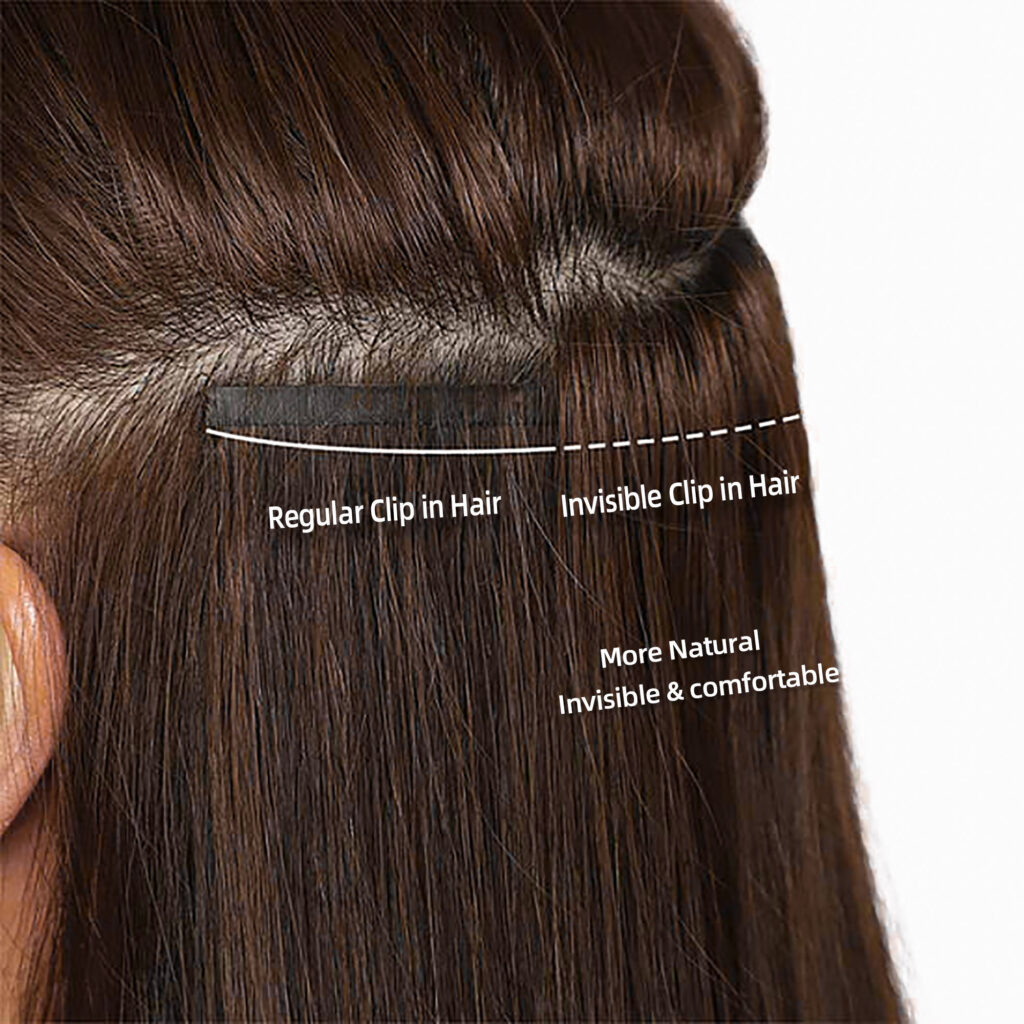seamless clip in hair extensions