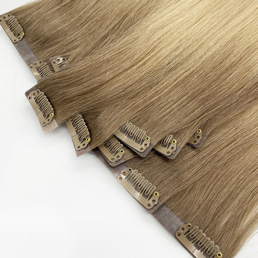 Clip in hårförlängningar