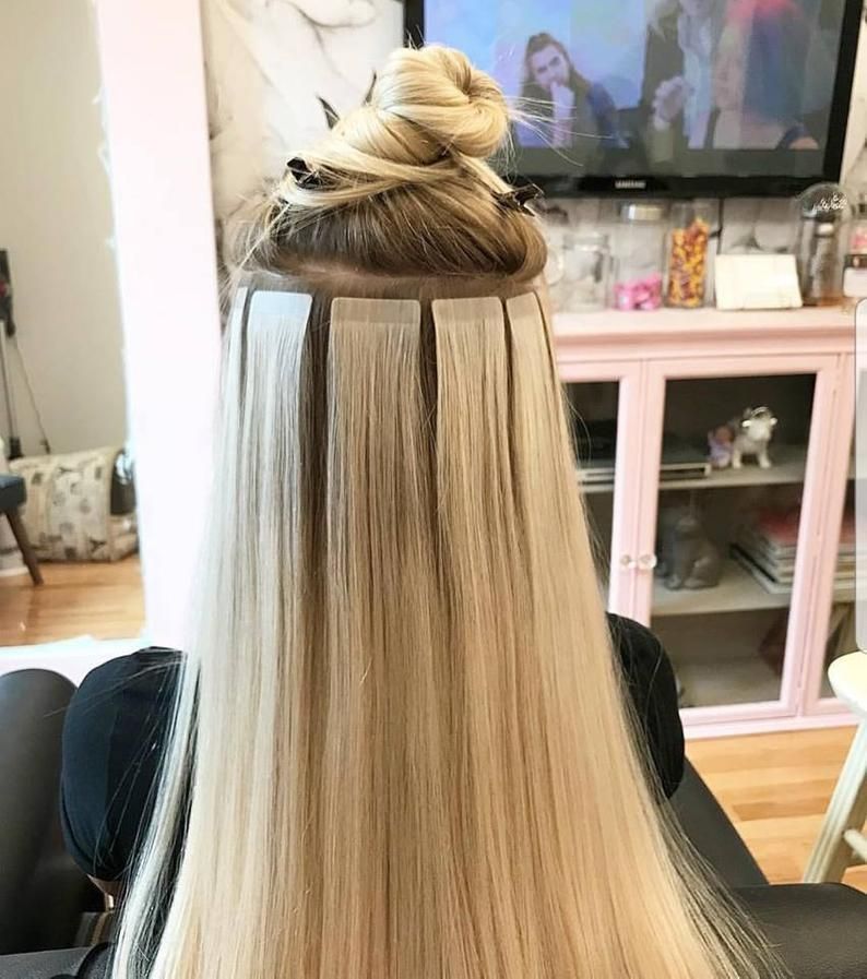 hur man installerar tejp i hårförlängningar