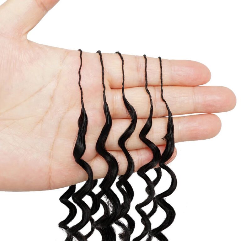 feather crochet hair