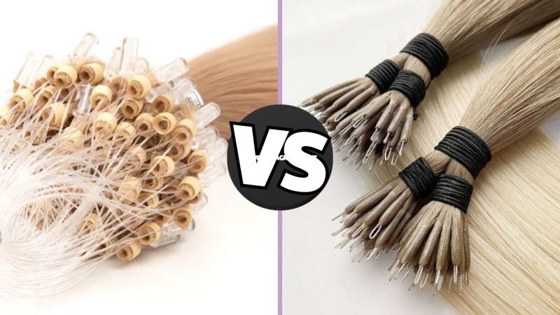 nano ring hair extension vs micro ring hair extension