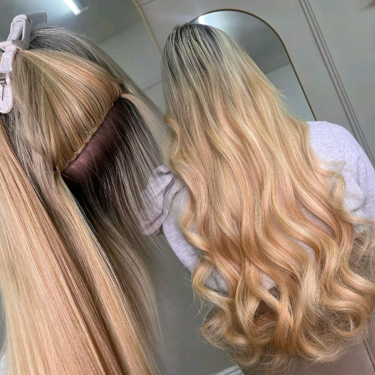 sew in weft extensions