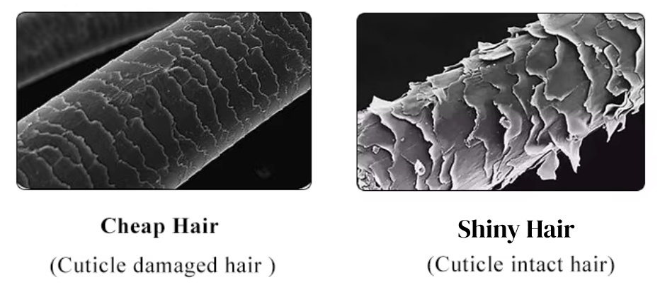 doppelt gezogenes Haar