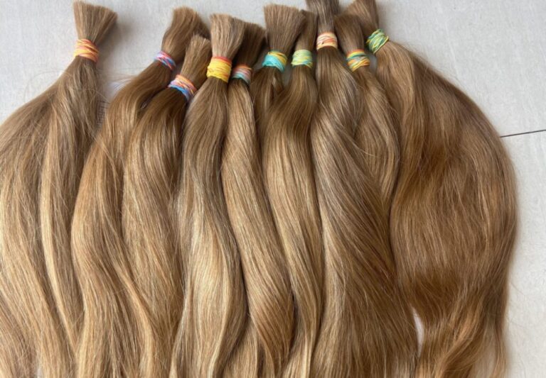 vendedor de cabello sin tratar