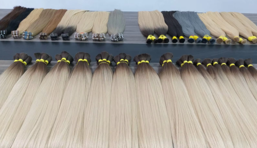 cabelo duplamente puxado