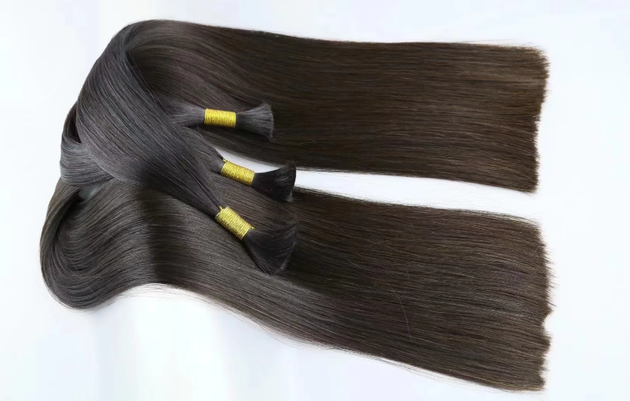 extensão de cabelo duplo puxado