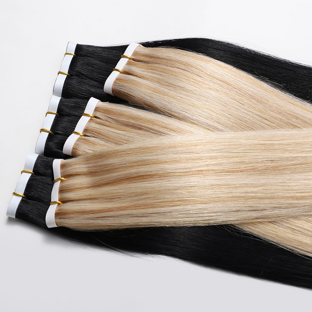 long tape weft hair extension for fine hair