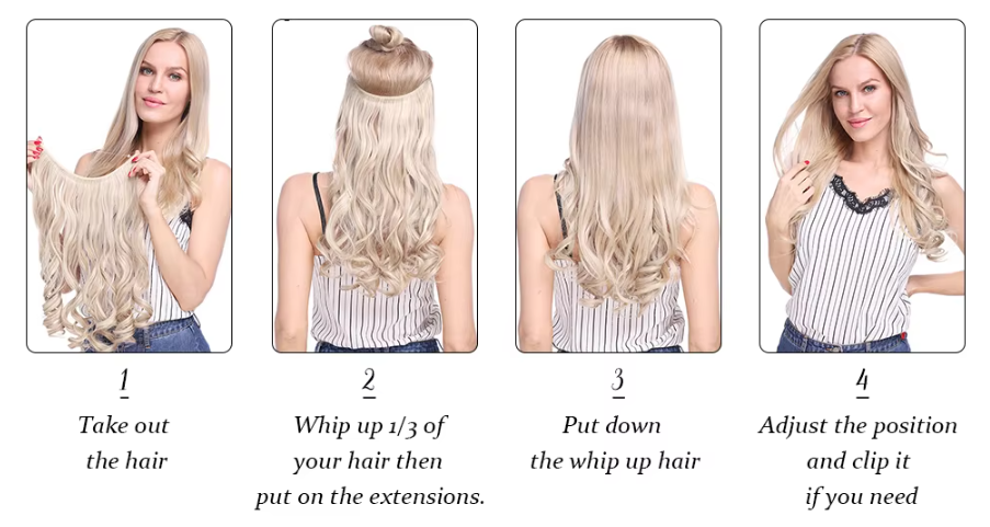 how to install halo hair extension