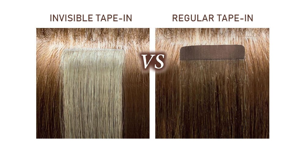 Invisible Tape In Hair Extensions